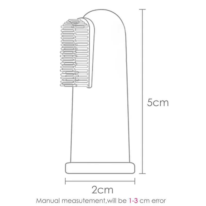 New Color Baby Soft Silicone Finger Toothbrush Infant