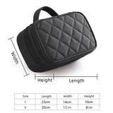 New Cosmetic Bag Portable Cosmetic Storage Bag Simple Large-Capacity Travel Double Zipper Makeup Pouch Waterproof Wash Bag