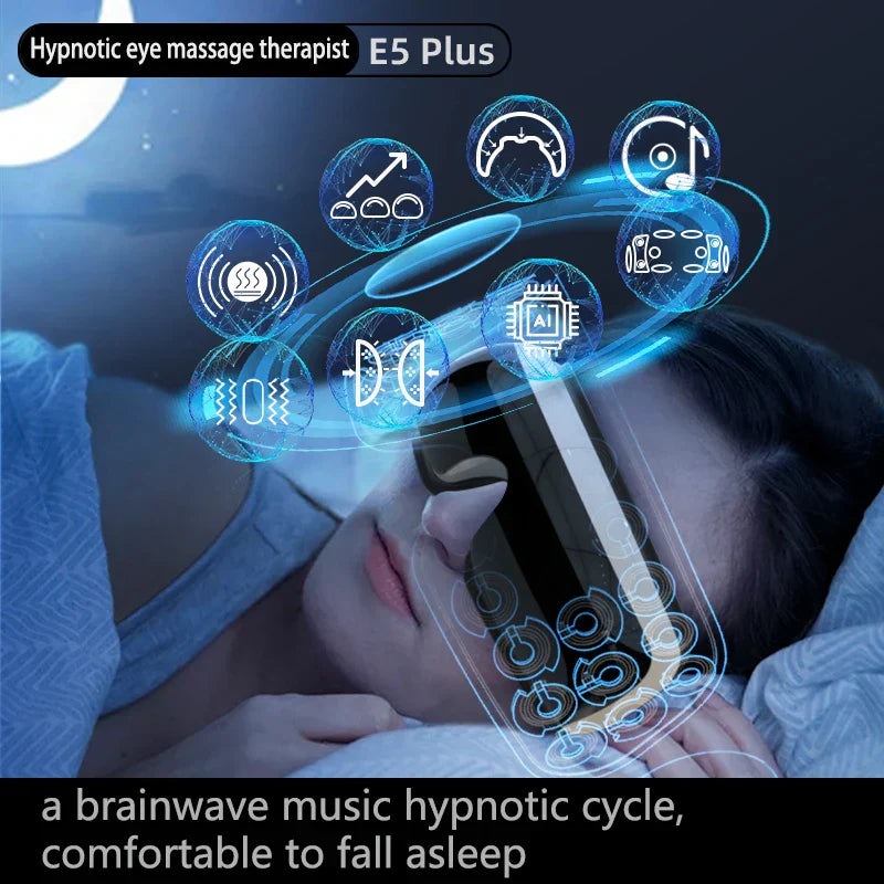 New Electric Eye Massager Vibration Hot Compress Air