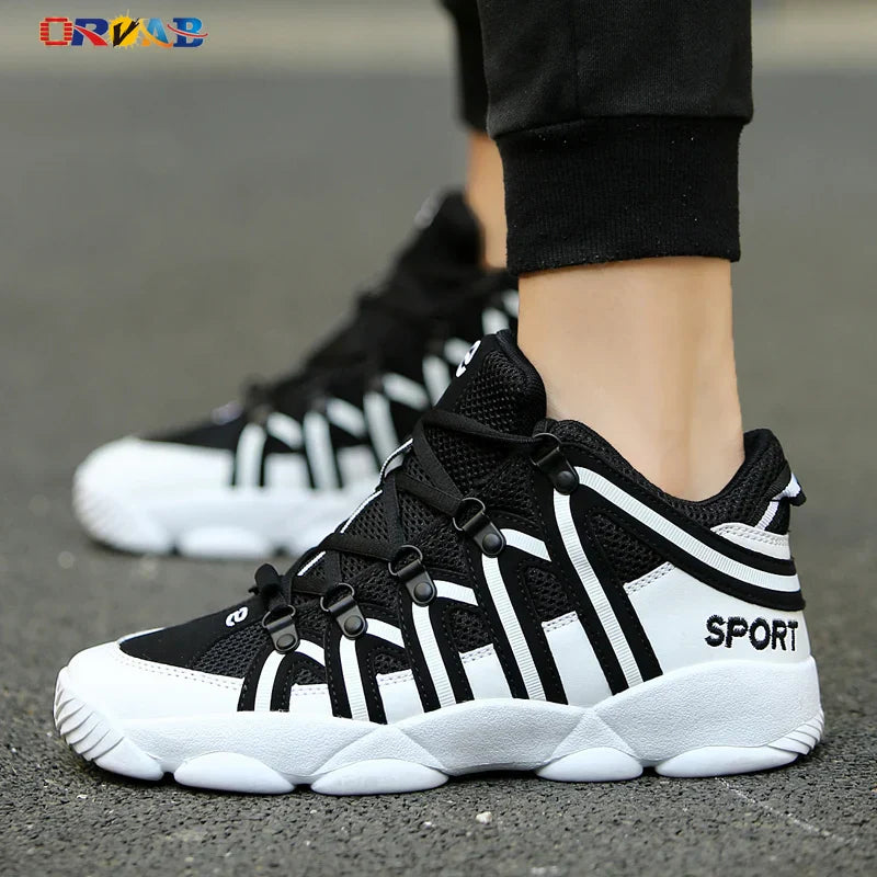 New Fashion Brand Men Shoes Summer Breathable City Leisure Luxury Sneakers Men Basket Femme Tenis Feminino Athletic Casual Shoes