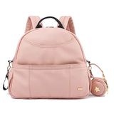 New Fashion PU Black Diaper Backpack for Baby