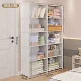 New Foldable Multi-layer Wardrobe Household Dustproof Wardrobe Simple