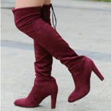 New High Boots Over The Knee Boots Abrasive