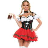 New High Quality German Beer Maid Costume Women