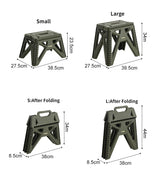 New Japanese-style Portable Outdoor Folding Stool Camping Fishing