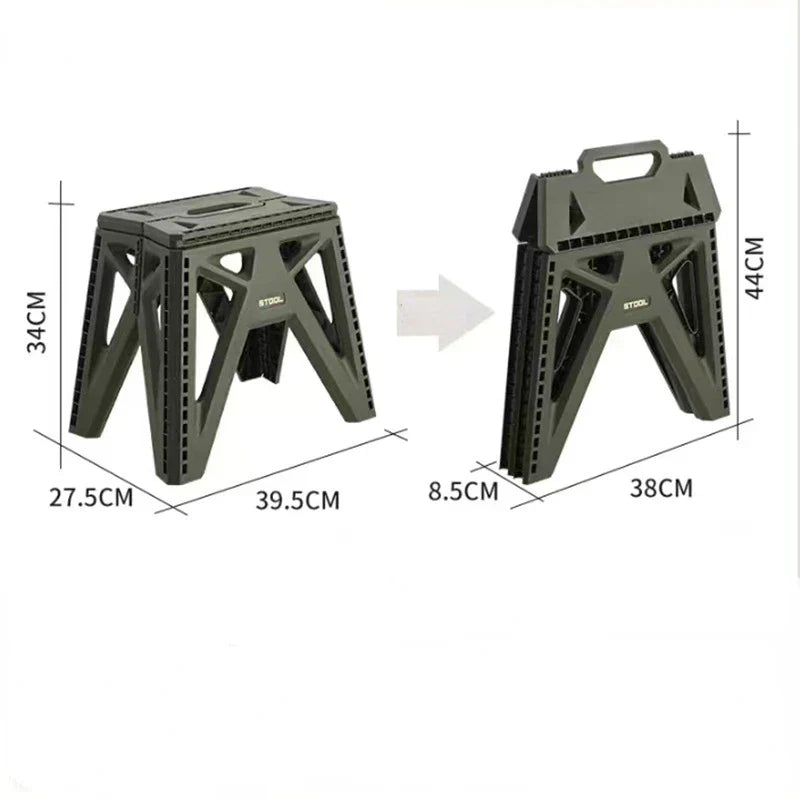 New Japanese-style Portable Outdoor Folding Stool Camping Fishing