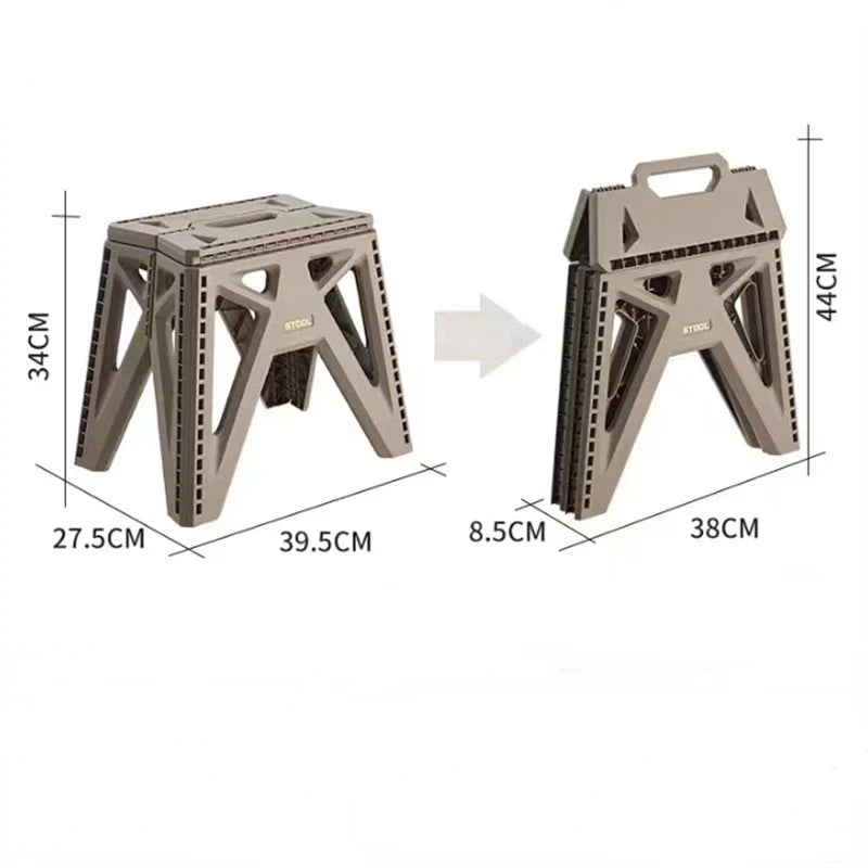 New Japanese-style Portable Outdoor Folding Stool Camping Fishing