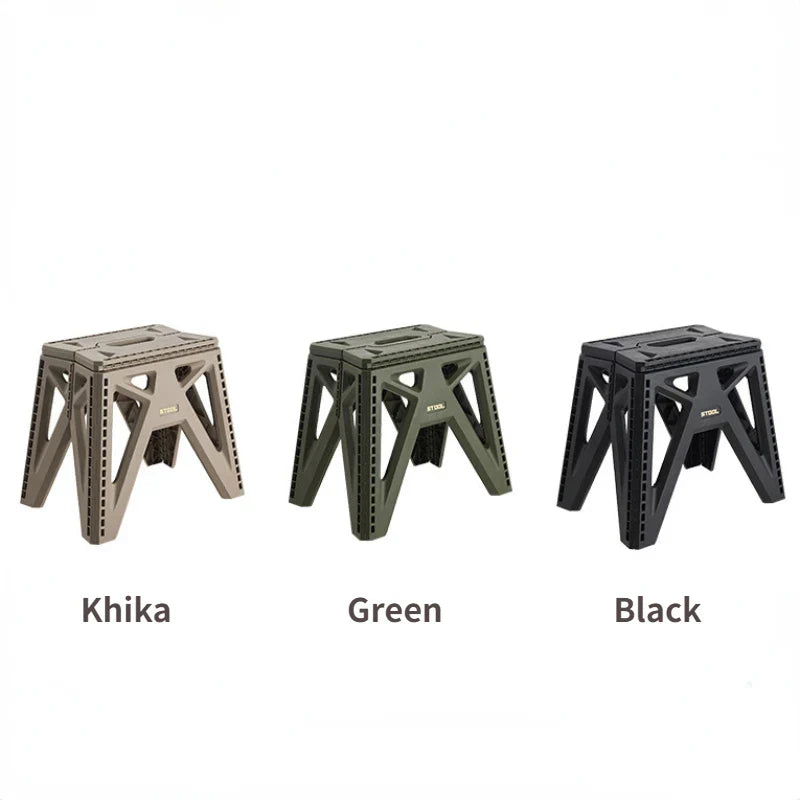 New Japanese-style Portable Outdoor Folding Stool Camping Fishing