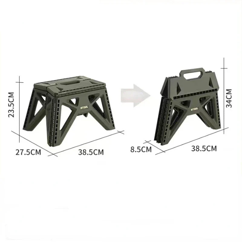 New Japanese-style Portable Outdoor Folding Stool Camping Fishing