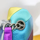 New Kurt Rainbow Bag Medium Size Chain Bag