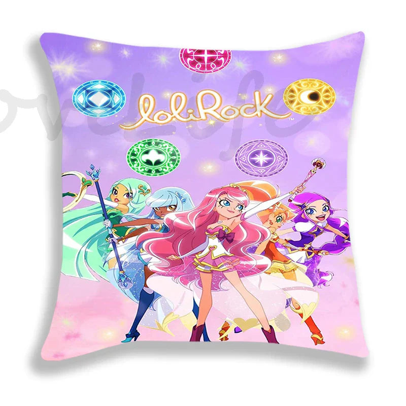New LoliRock Pillow Case Cute Cartoon Pillowcase 45x45cm