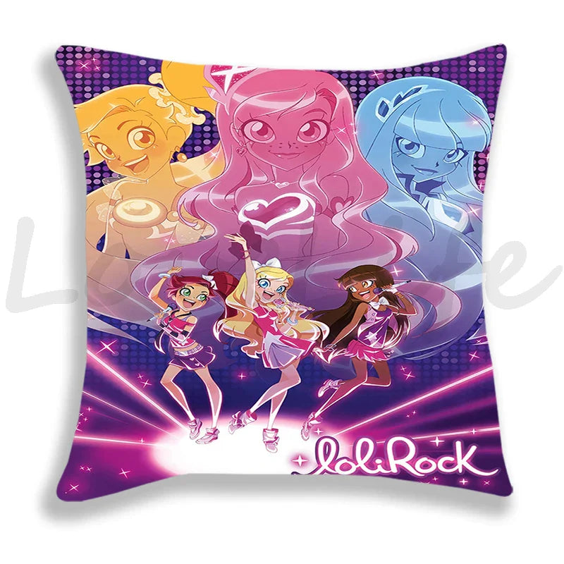 New LoliRock Pillow Case Cute Cartoon Pillowcase 45x45cm