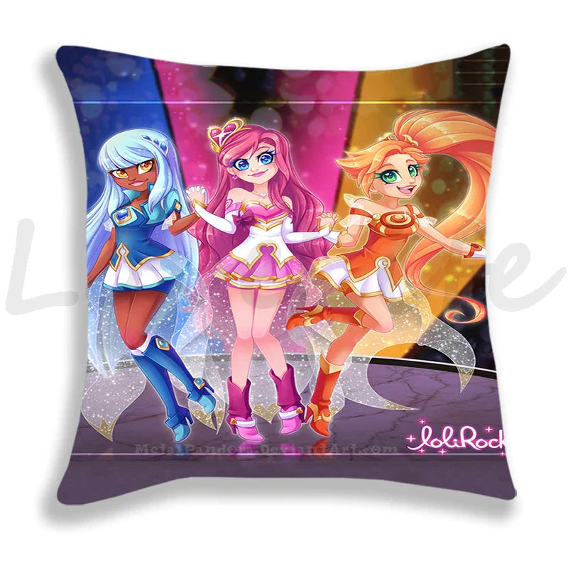 New LoliRock Pillow Case Cute Cartoon Pillowcase 45x45cm