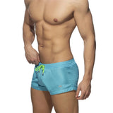 New Mens Swimming Trunks Classic Solid Color Three