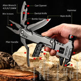 New Multifunctional Wrench Hammer Knife Pliers Outdoor Camping