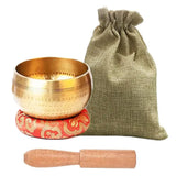 New Shining Gold Bowl Singing Bowl for Mindfulness