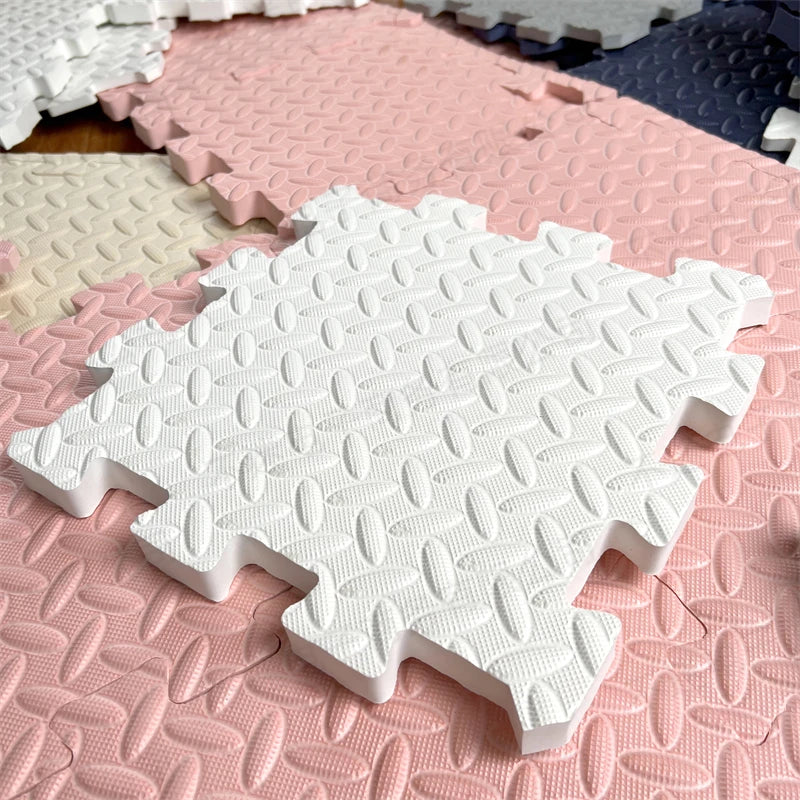New Solid Color Baby Game Play Mat Formaldehyde Free And Odorless Protect Infants Children Splice Pad 16 Pieces 30×30CM Hot Sale