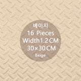New Solid Color Baby Game Play Mat Formaldehyde Free And Odorless Protect Infants Children Splice Pad 16 Pieces 30×30CM Hot Sale