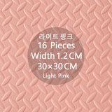 New Solid Color Baby Game Play Mat Formaldehyde Free And Odorless Protect Infants Children Splice Pad 16 Pieces 30×30CM Hot Sale