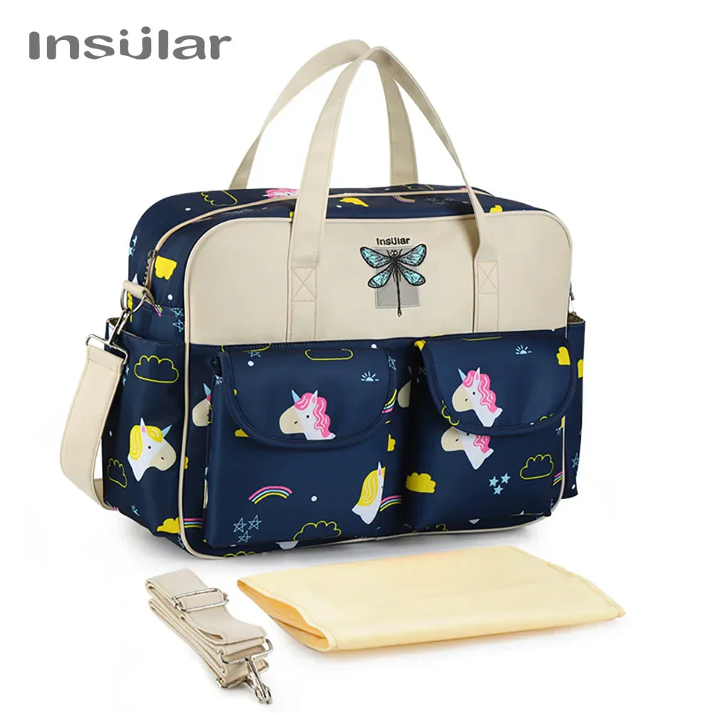 New Style Waterproof Diaper Bag Large Capacity Messenger