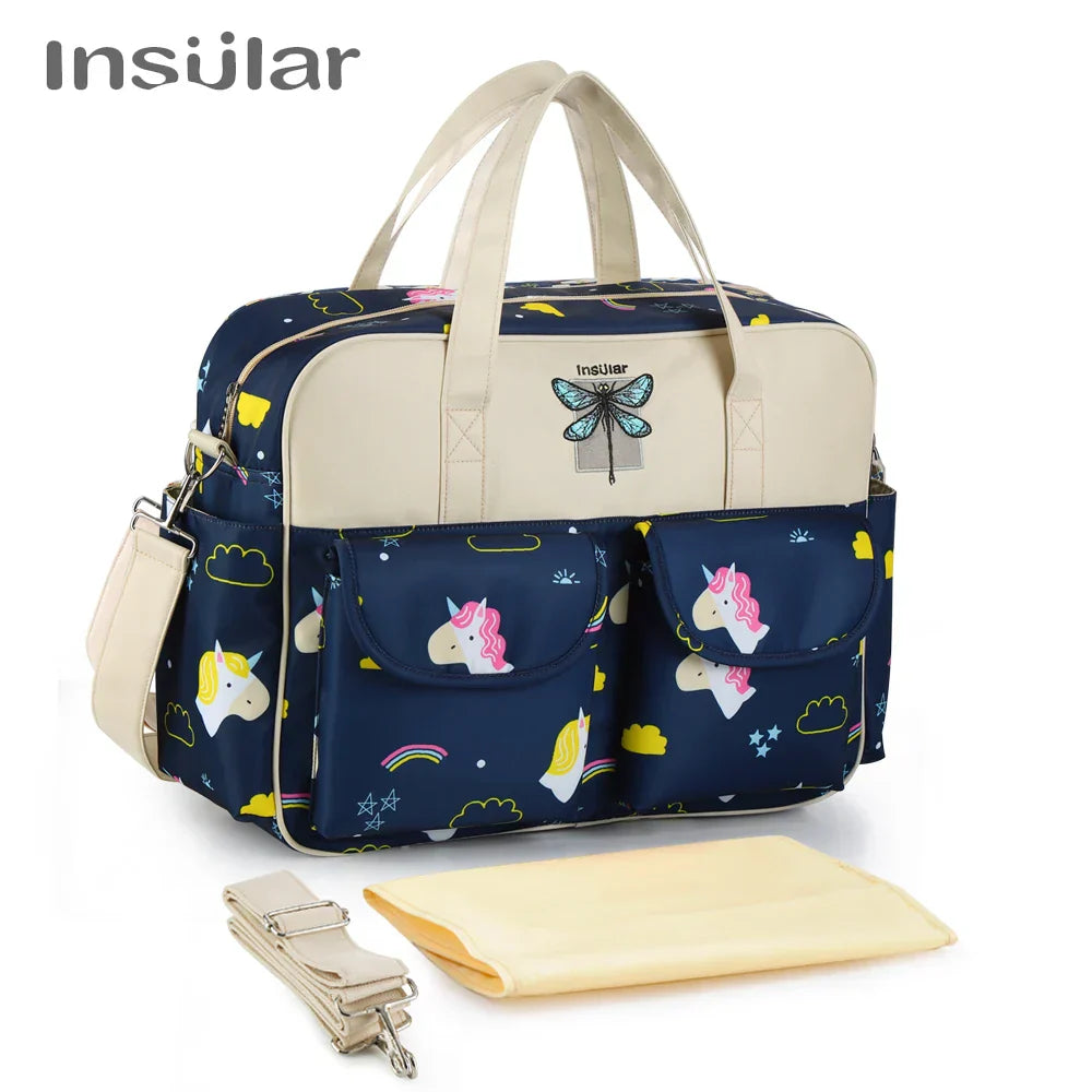 New Style Waterproof Diaper Bag Large Capacity Messenger