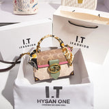 New minimalist and fashionable small handbag, contrasting color