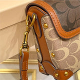 New minimalist and fashionable small handbag, contrasting color