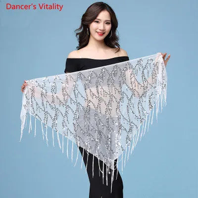 New style Belly dance costumes sequins tassel indian