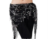 New style Belly dance costumes sequins tassel indian