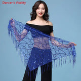 New style Belly dance costumes sequins tassel indian