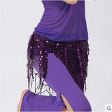 New style Belly dance costumes sequins tassel indian