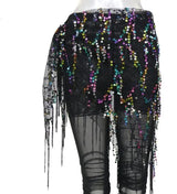 New style Belly dance costumes sequins tassel indian