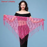 New style Belly dance costumes sequins tassel indian