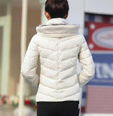 New women's cotton coat short outwear Standing collar