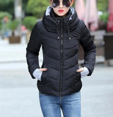 New women's cotton coat short outwear Standing collar