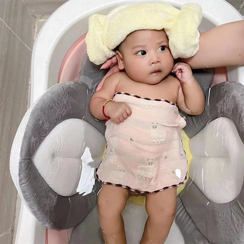 Newborn Baby Bath Pad Bathtub Safety Petal Pads