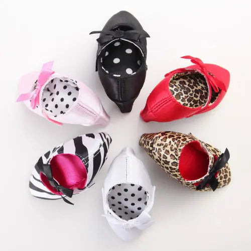 Newborn Baby Girl Princess High Heels Soft Sole