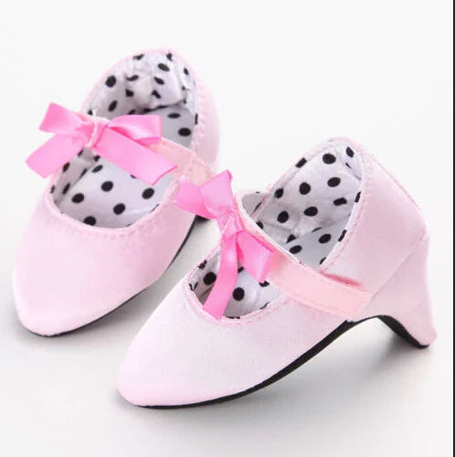 Newborn Baby Girl Princess High Heels Soft Sole