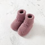 Newborn Baby Shoes + Gloves Set Knit Infant