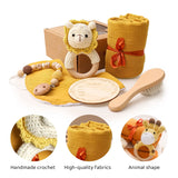 Newborn Baby Towel Bath Sets Gift Boxs Muslin