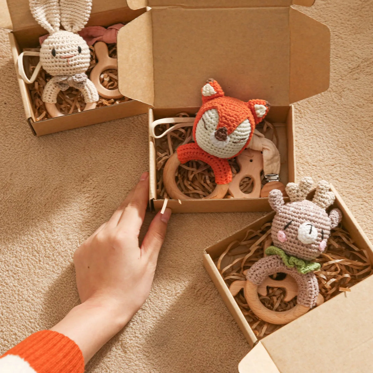 Newborn Baby Towel Bath Sets Gift Boxs Muslin