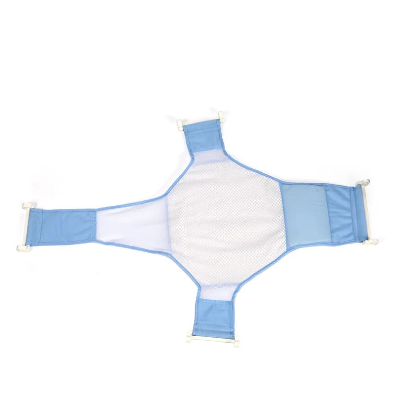 Newborn Infant Bath Adjustable Antiskid Net Baby Folding