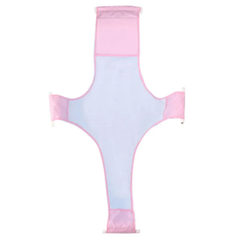Newborn Infant Bath Adjustable Antiskid Net Baby Folding