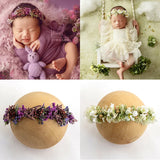 ❤️Newborn Photography Props Accessories Infant Headwear Studio Baby Photo Accessory Hairband Manual Headband Garland Fotografia