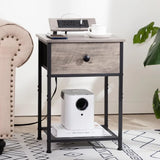 Nightstands Set of 2, Small Night Stands with