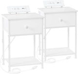 Nightstands Set of 2, Small Night Stands with