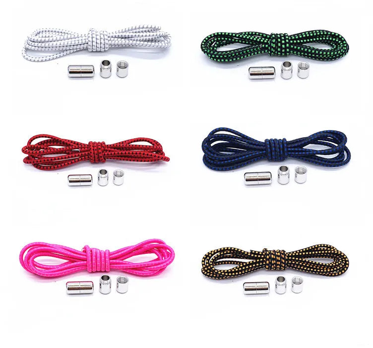 No Tie Shoelaces Semicircle Elastic Shoe Laces