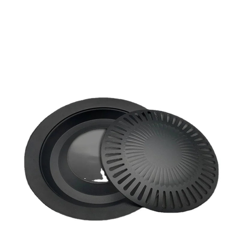 Non-Stick Camping Grill Pan for Meat Skewers Thickened
