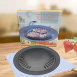 Non-Stick Camping Grill Pan for Meat Skewers Thickened