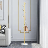 Nordic Gold Standing Coat Rack Modern Quality Metal